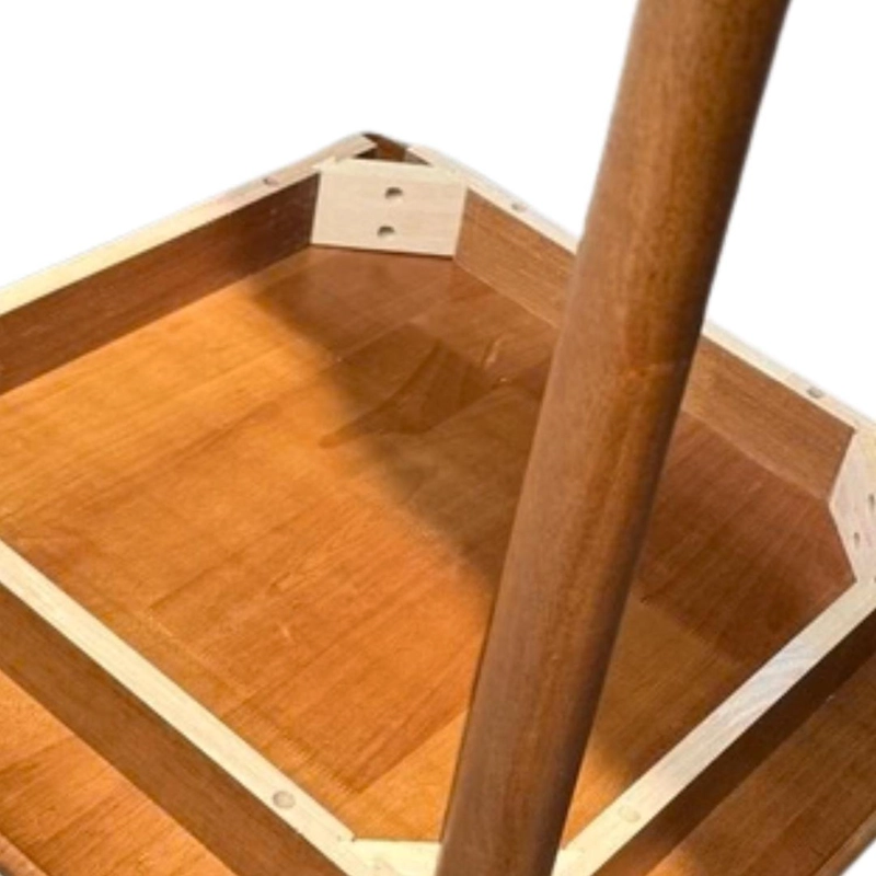 MESA RECTANGULAR COSMO 140X80 CM | MADERA OSCURA - 7