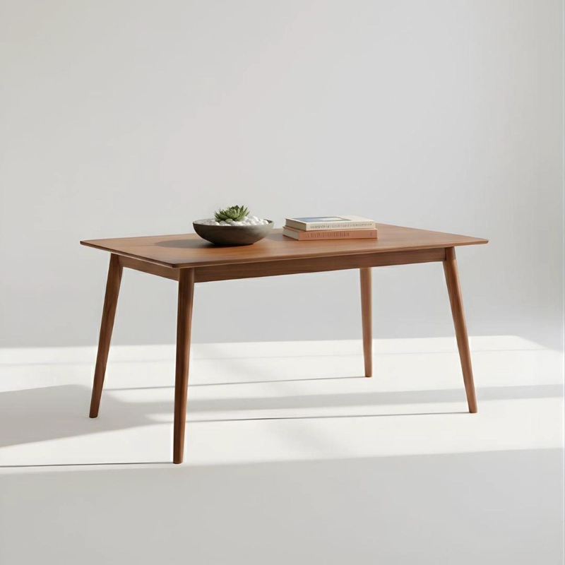 MESA RECTANGULAR COSMO 160X80 CM | MADERA OSCURA - 1
