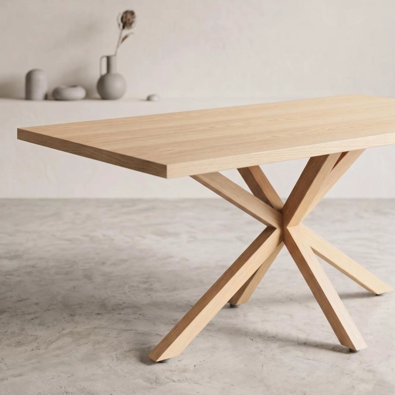 MESA RECTANGULAR GRETA WOOD 140X90 - 4