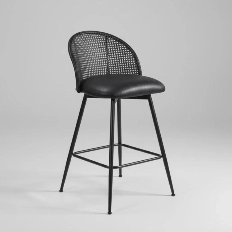 PACK 2 TABURETE BAR CAROLLA NEGRO 62 CM | ASIENTO GIRATORIO 360° - 2
