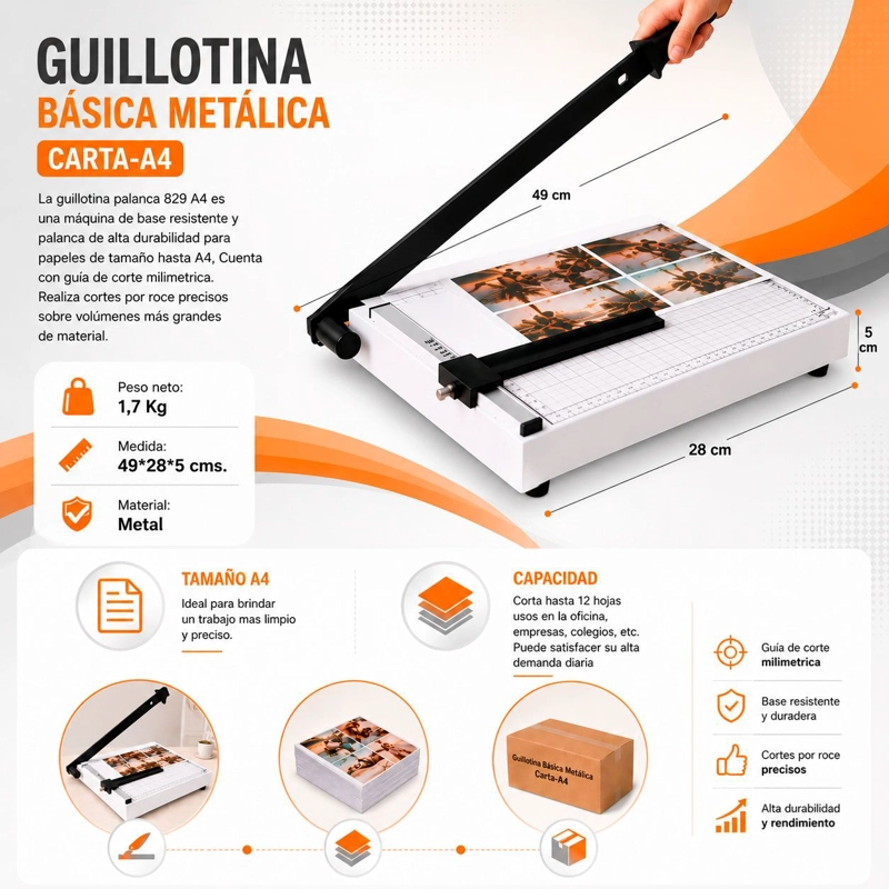 GUILLOTINA TERMOLAM 829 A4 - 2