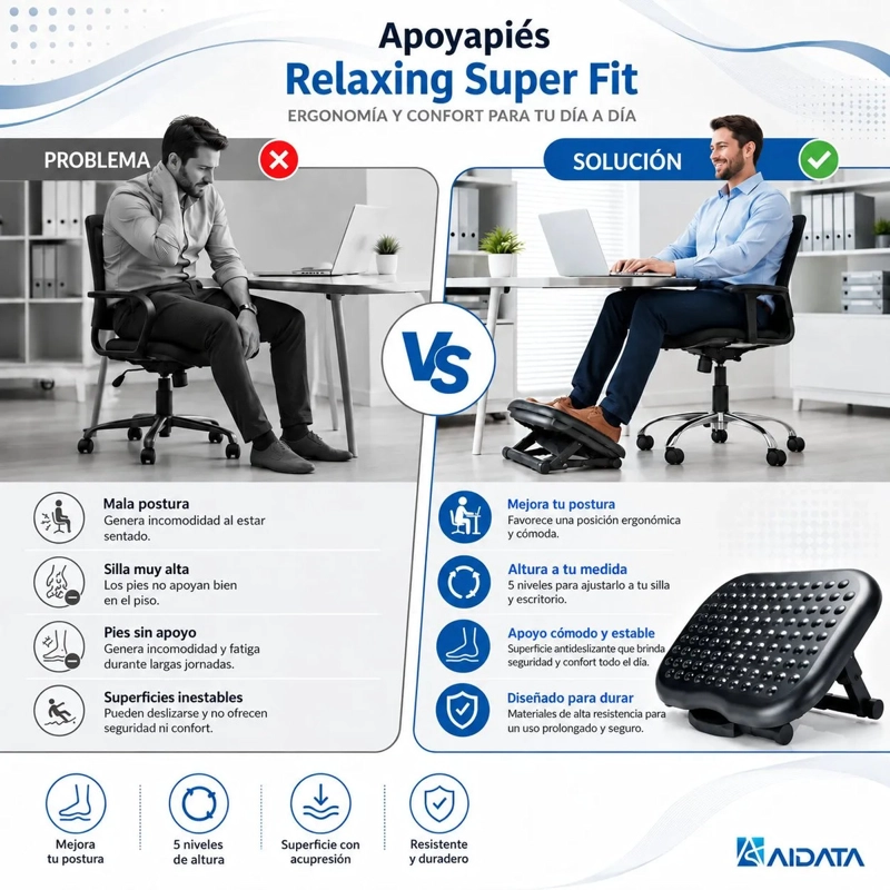 Apoya Pies Ajustable Relaxing - 4