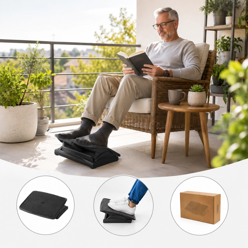 REPOSAPIES ESTANDAR AJUSTABLE ERGONOMICO TERMOLAM - 1