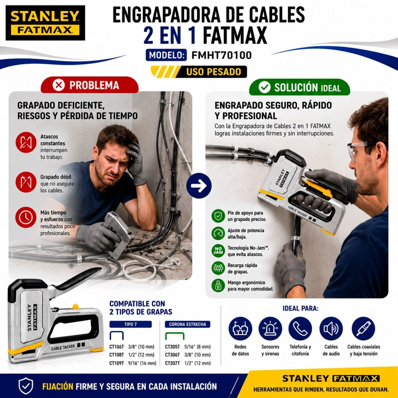 ENGRAPADORA DE CABLES 2 EN 1 FATMAX - MODELO FMHT70100 - 3