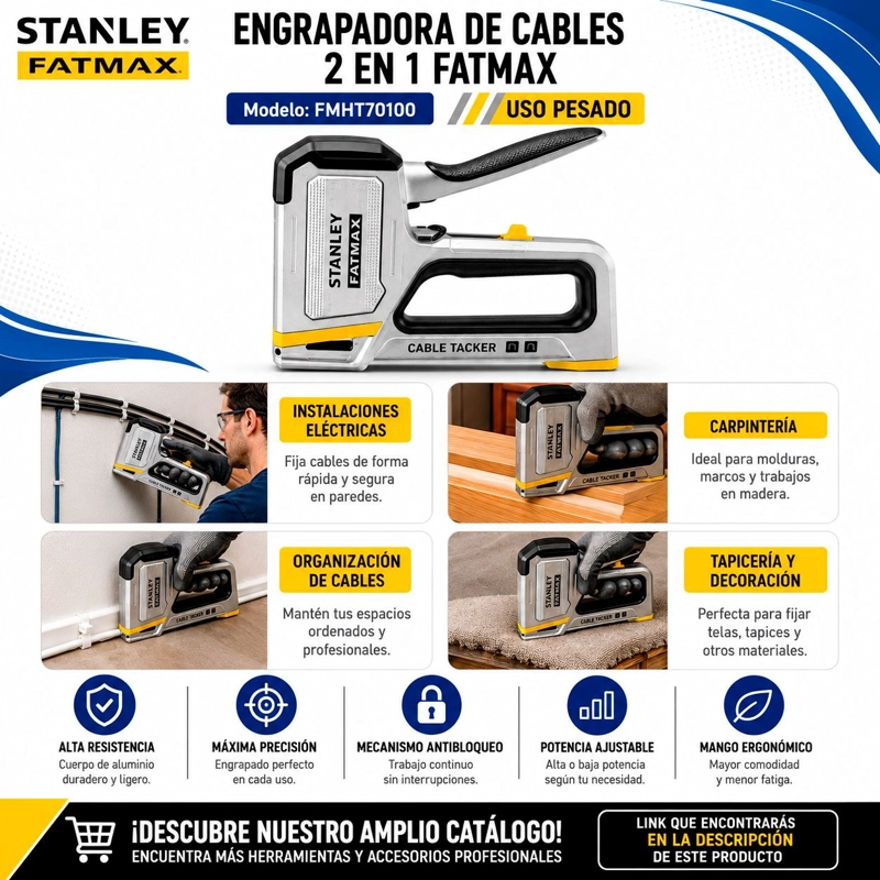 ENGRAPADORA DE CABLES 2 EN 1 FATMAX - MODELO FMHT70100 - 4