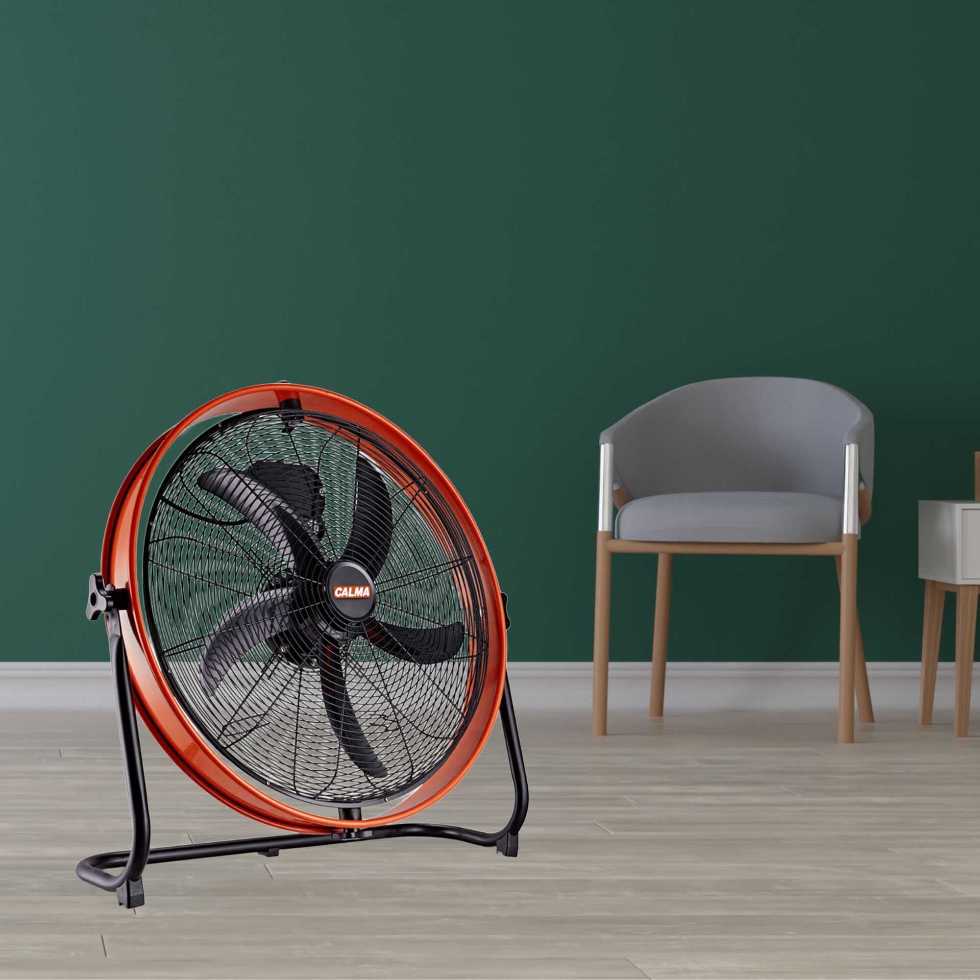 VENTILADOR CALMA CP 20 MULTIFLOW 120 WATTS PISO 20' MODELO CON SOPORTE MURAL - 6