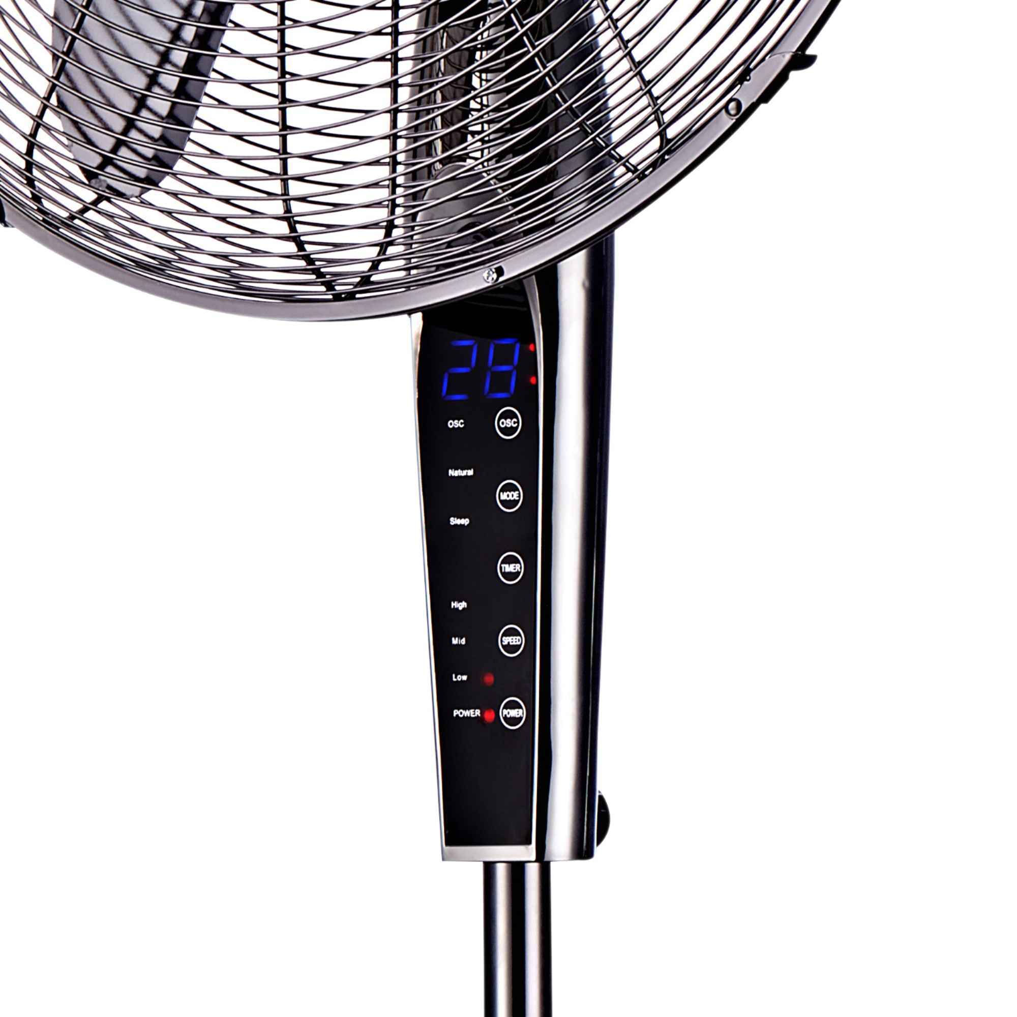 VENTILADOR CALMA CPE GUN METAL 70 WATTS PEDESTAL 18' MODELO - 3