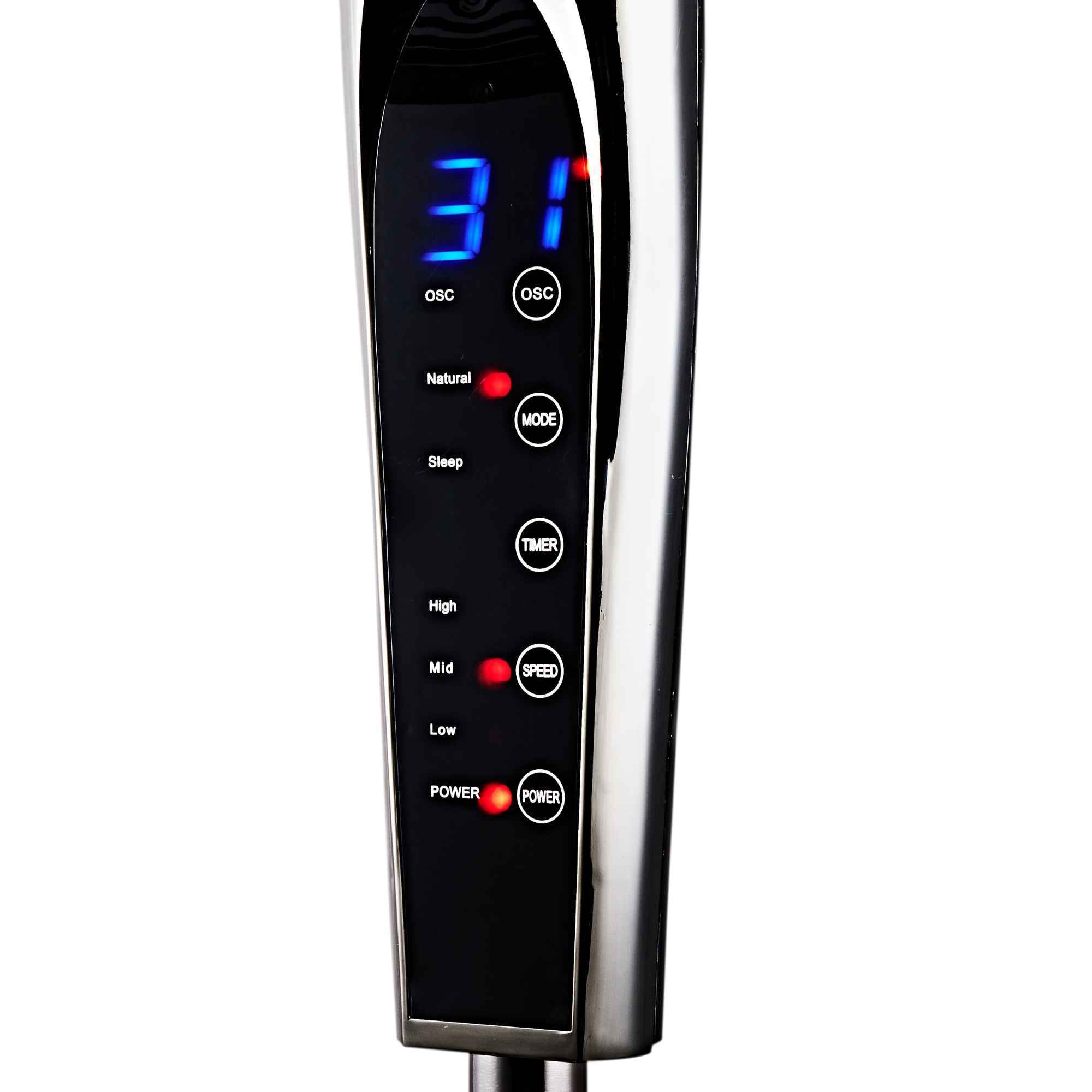 VENTILADOR CALMA CPE GUN METAL 70 WATTS PEDESTAL 18' MODELO - 4