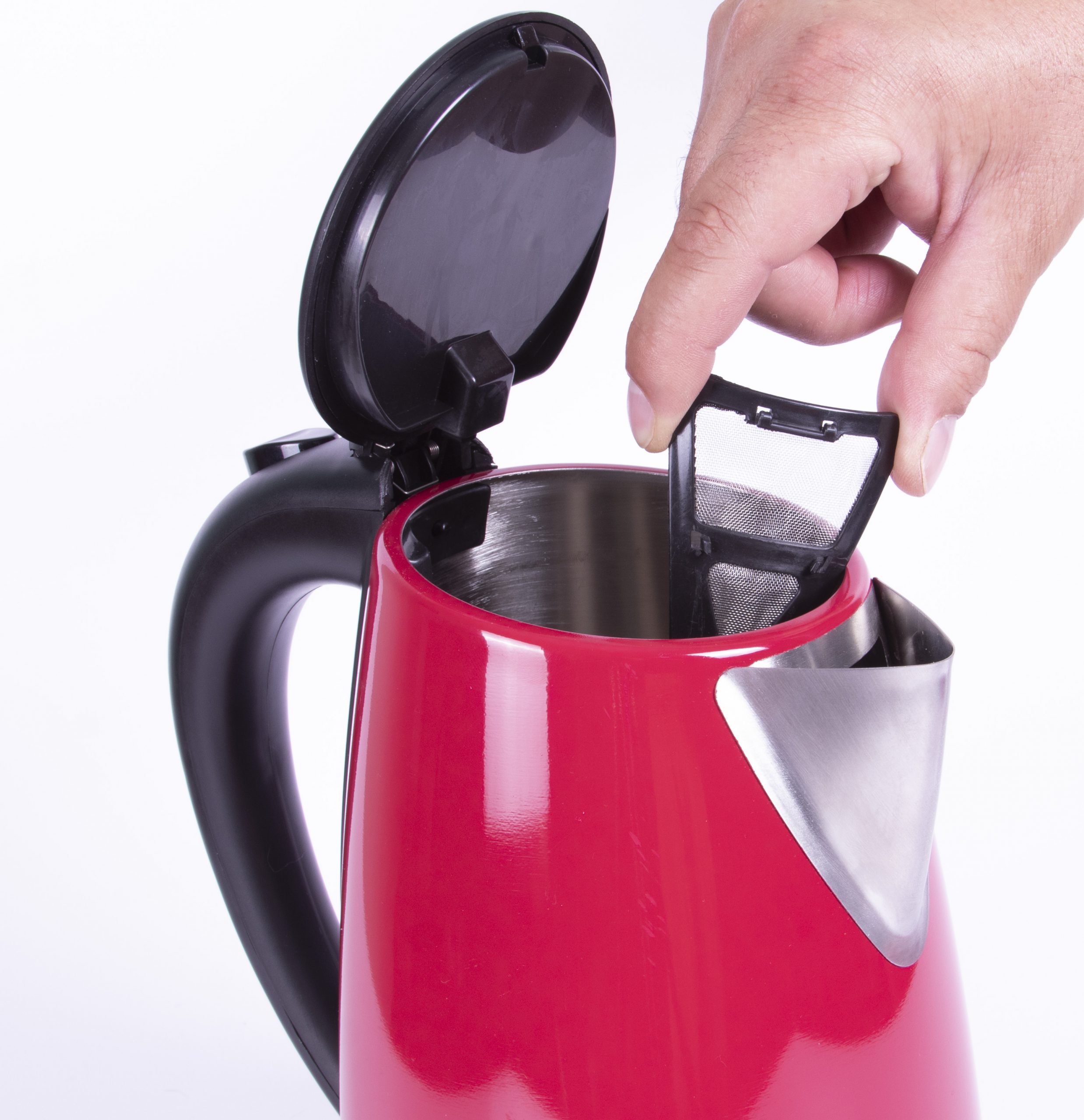 HERVIDOR VALORY 1.7 LTS VK 1000 VK1000 INOX ROJO - 3