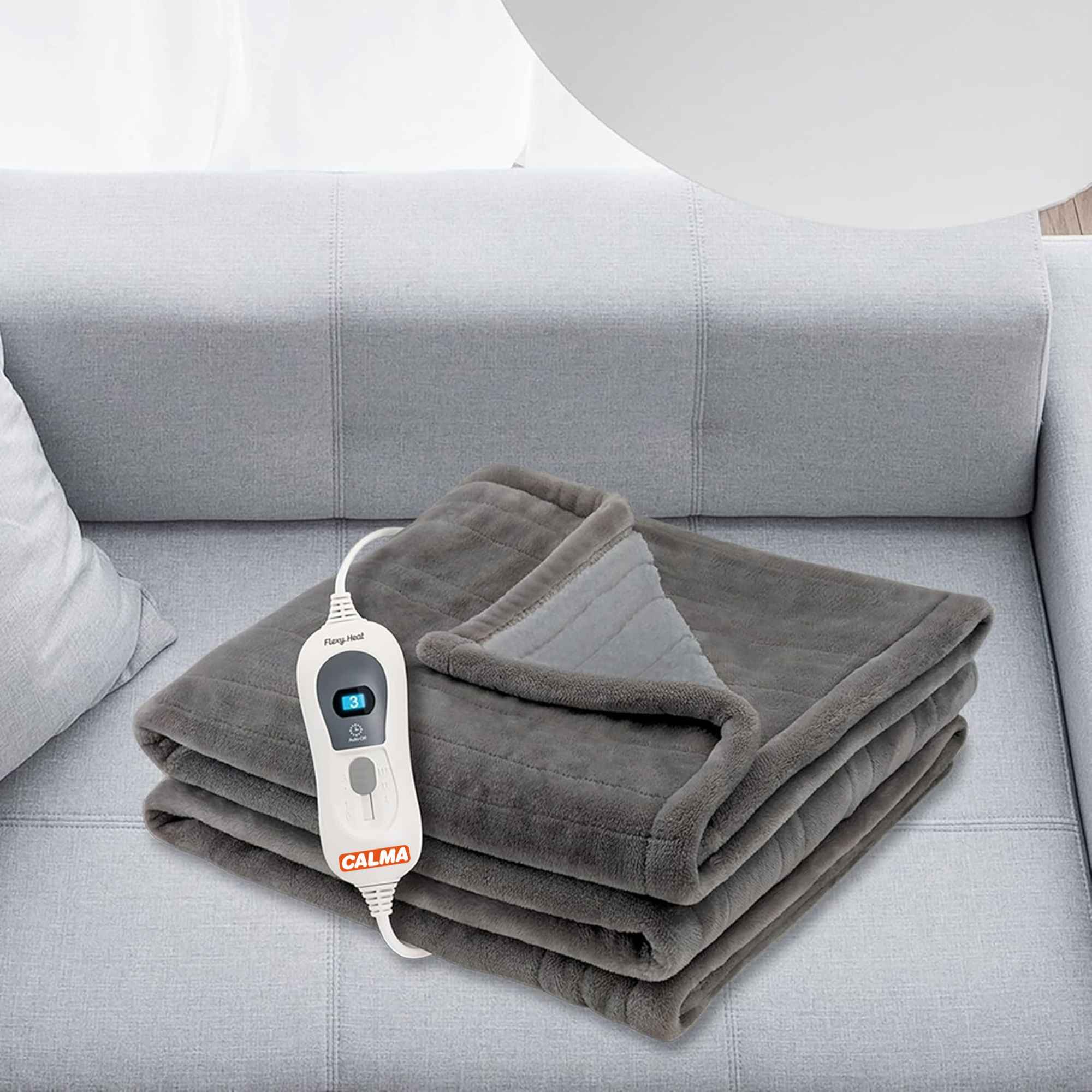 MANTA TÉRMICA ELÉCTRICA CALMA SOFTY FLEECE 150X100 CM - 3