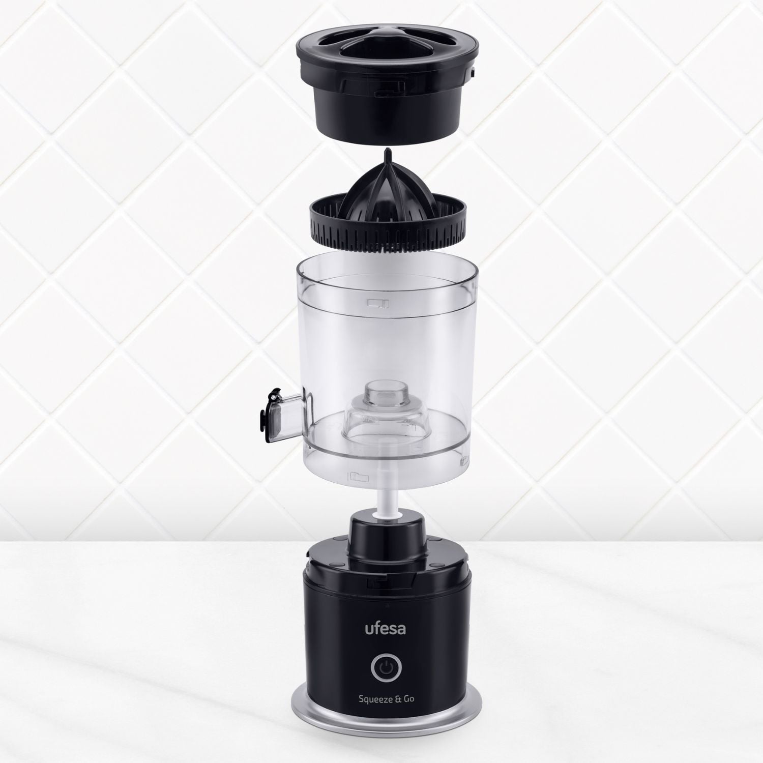 EXPRIMIDOR USB UFESA SQUEEZE & GO BLACK - 5