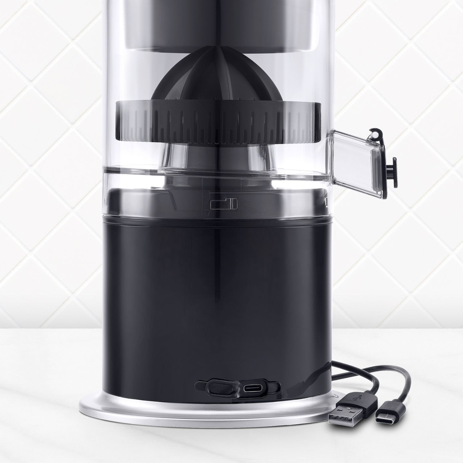 EXPRIMIDOR USB UFESA SQUEEZE & GO BLACK - 6