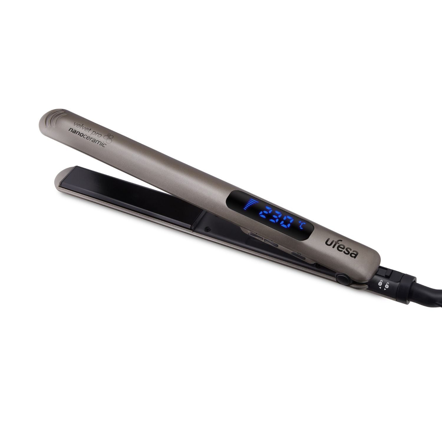 PLANCHA DE PELO DE NANO CERAMICA UFESA PP5500 VELVET PRO - 1