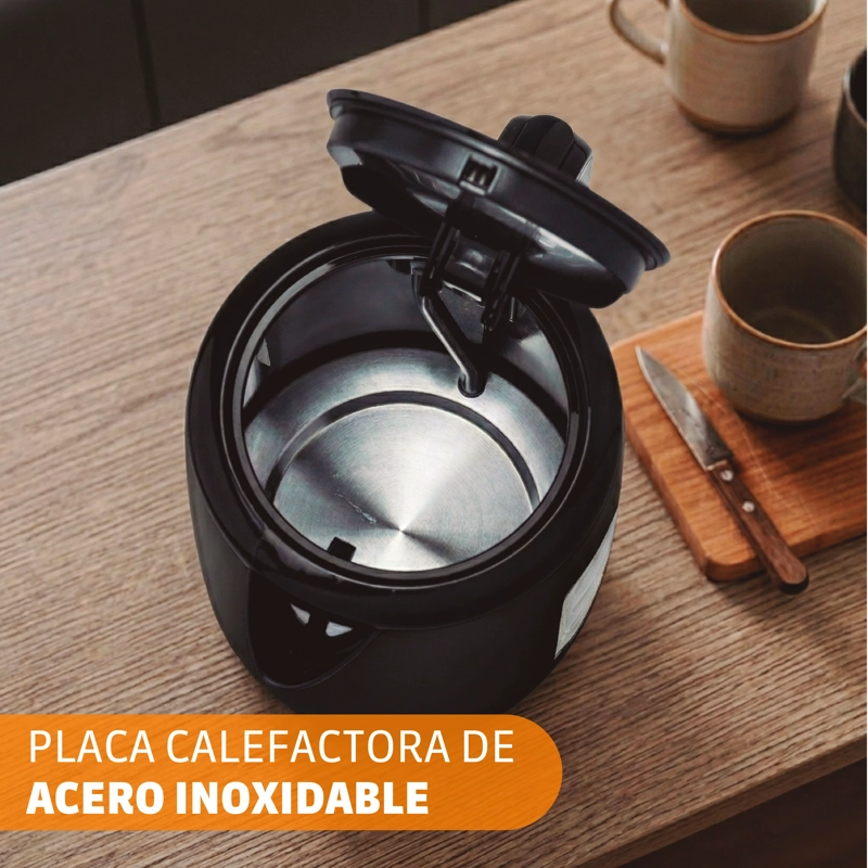 HERVIDOR SOMELA HE500 NEGRO 2.5 LTS - 6
