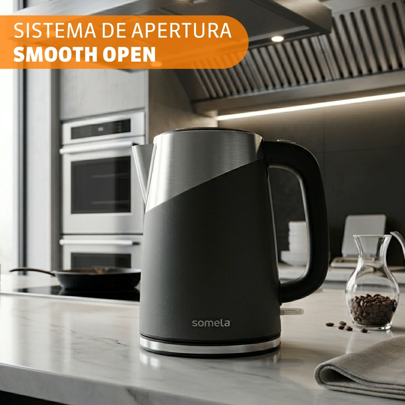 HERVIDOR SOMELA HE1300 NEGRO 1.7 LTS - 3