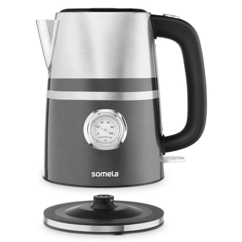 HERVIDOR SOMELA HE1600 PRECISION NEGRO 1.7 LTS - 6