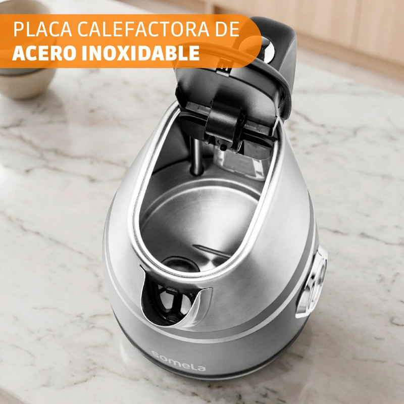 HERVIDOR SOMELA HE1600 PRECISION NEGRO 1.7 LTS - 7