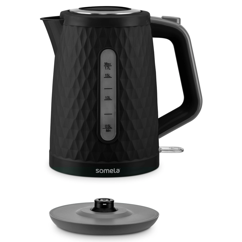 HERVIDOR SOMELA HE720 NEGRO 1.7 LTS - 4