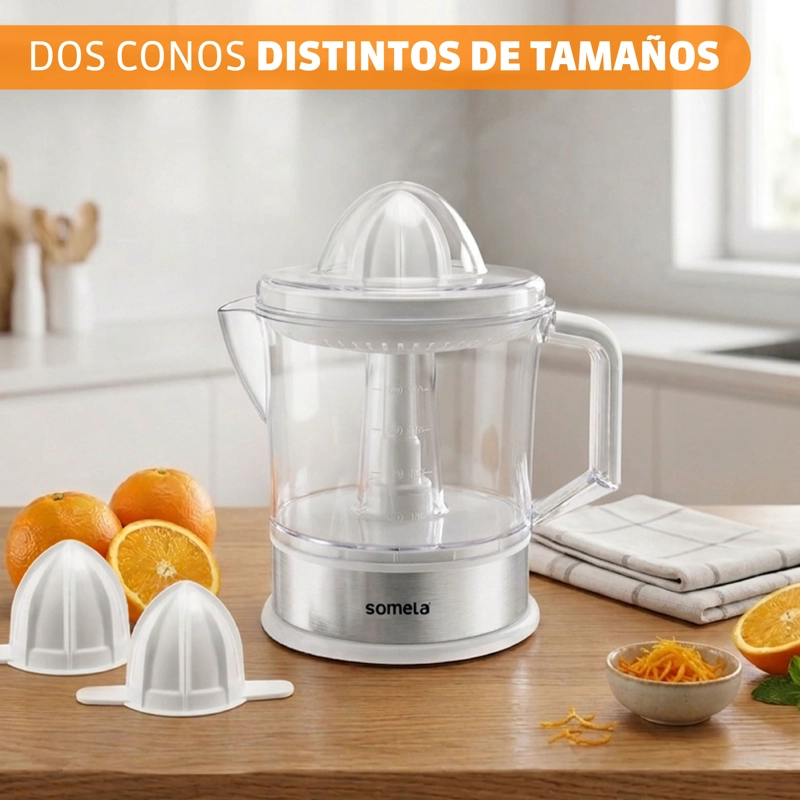 EXPRIMIDOR ELE CTRICO SOMELA CJ1500 VITAMINS BLANCO - 7