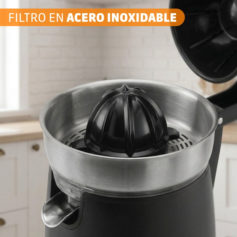 EXPRIMIDOR DE PALANCA SOMELA CJ7500 VITTALITY PRO NEGRO - 9