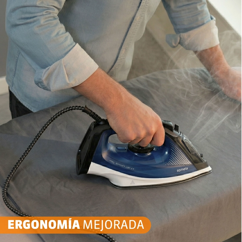 PLANCHA DE VAPOR SOMELA SIR2200 NEON AZUL - 5