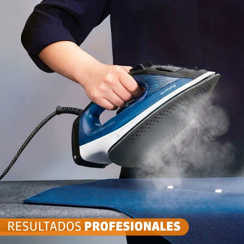 PLANCHA DE VAPOR SOMELA SIR2200 NEON AZUL - 8