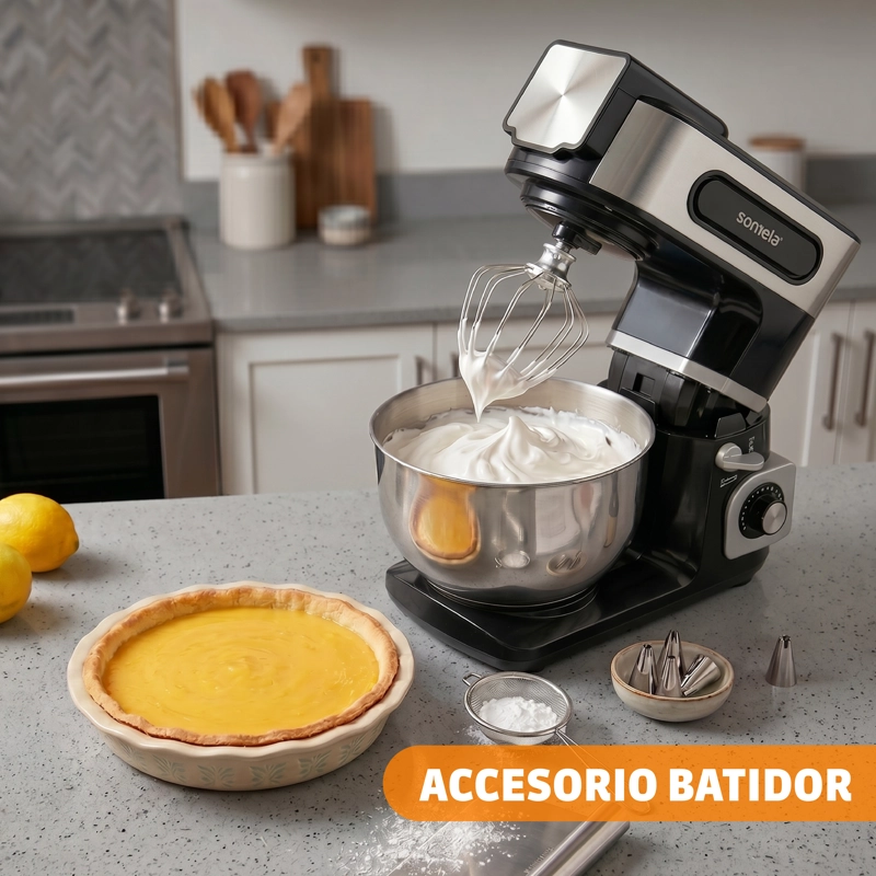 BATIDORA PEDESTAL SOMELA SERIE BERRY MIXER KM3200 NEGRO - 5