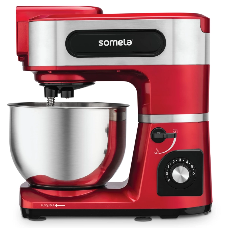 BATIDORA PEDESTAL SOMELA SERIE BERRY MIXER KM3000 ROJO - 1