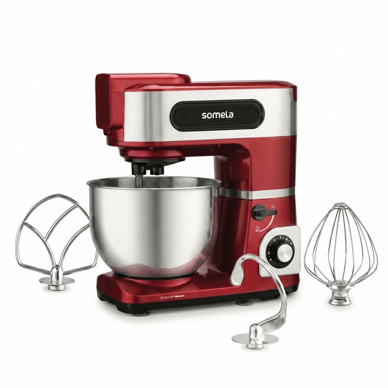 BATIDORA PEDESTAL SOMELA SERIE BERRY MIXER KM3000 ROJO - 2
