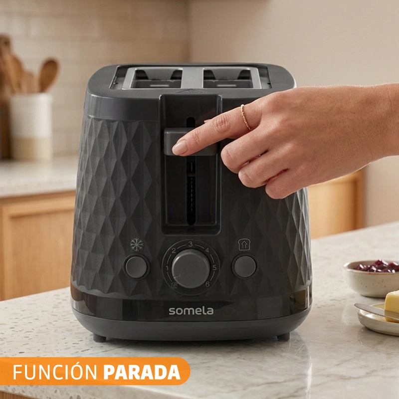 TOSTADOR SOMELA TO720 NEGRO - 900 W - 3