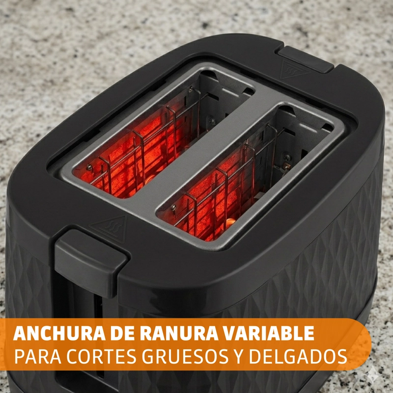TOSTADOR SOMELA TO720 NEGRO - 900 W - 5