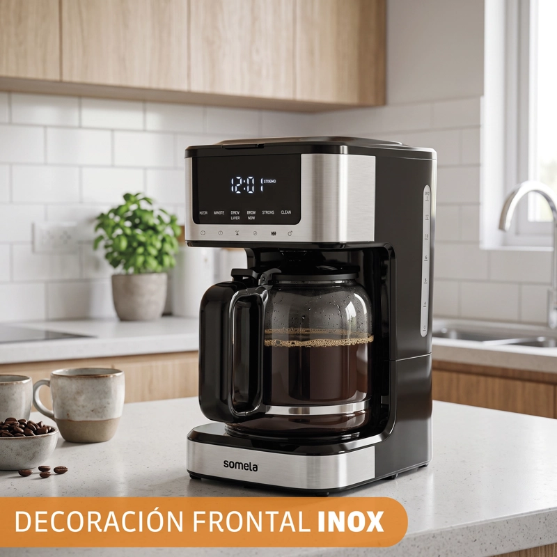 CAFETERA DE GOTEO SOMELA SCM25XL NEGRO 14 TAZAS – 900 W - 2