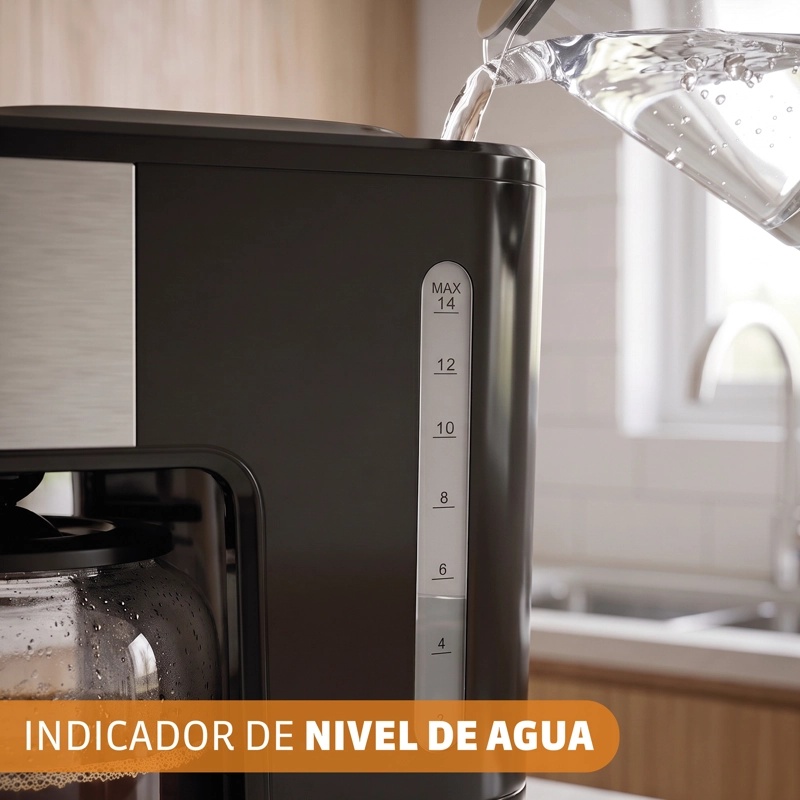 CAFETERA DE GOTEO SOMELA SCM25XL NEGRO 14 TAZAS – 900 W - 3