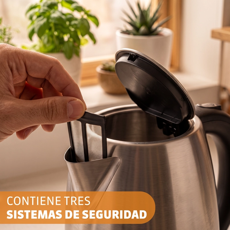 HERVIDOR SOMELA HE1725 INOXBOIL  GRIS 1,7 LTS - 2200 W - 2