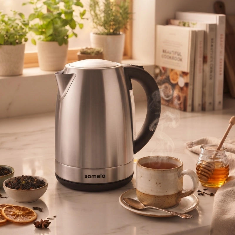 HERVIDOR SOMELA HE1725 INOXBOIL  GRIS 1,7 LTS - 2200 W - 6