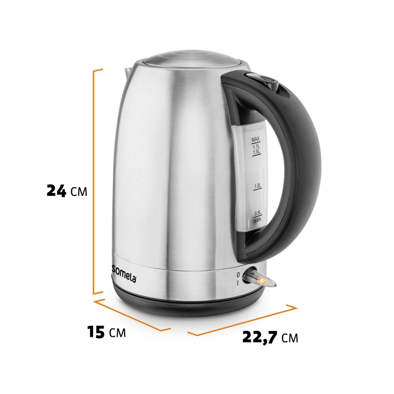 HERVIDOR SOMELA HE1725 INOXBOIL  GRIS 1,7 LTS - 2200 W - 7
