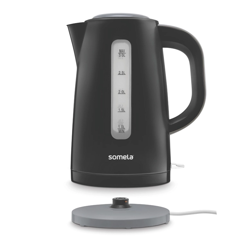 HERVIDOR SOMELA HE570 EASYBOIL XL NEGRO 3 LTS - 2200 W - 4