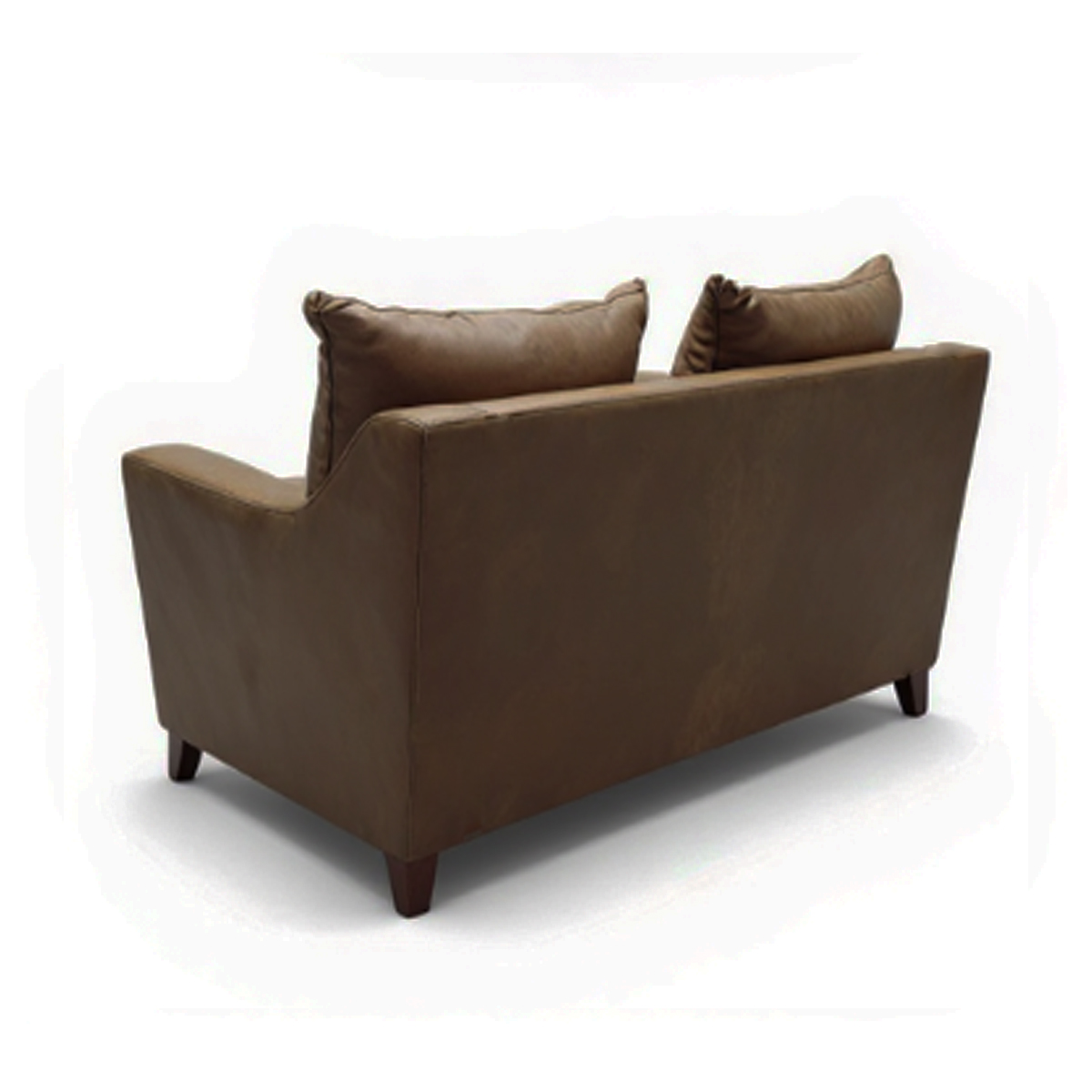 SOFA 2 CUERPOS EN COLOR CAFE GAMUZA DKORA MODELO ARES - 6