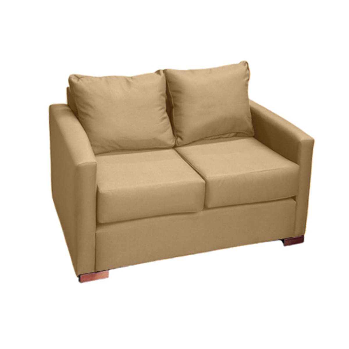 SOFA 2 CUERPOS TELA BEIGE DKORA MODELO JADE - 2