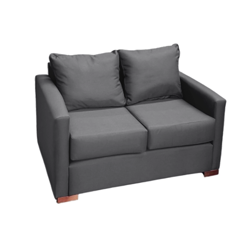 SOFA 2 CUERPOS TELA GRIS DKORA MODELO JADE - 2