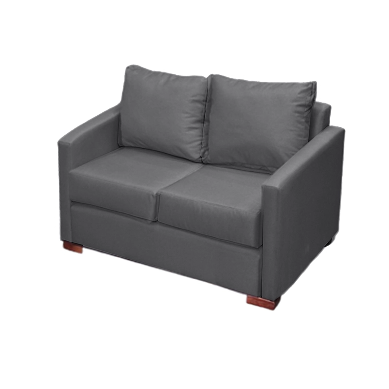 SOFA 2 CUERPOS TELA GRIS DKORA MODELO JADE - 4