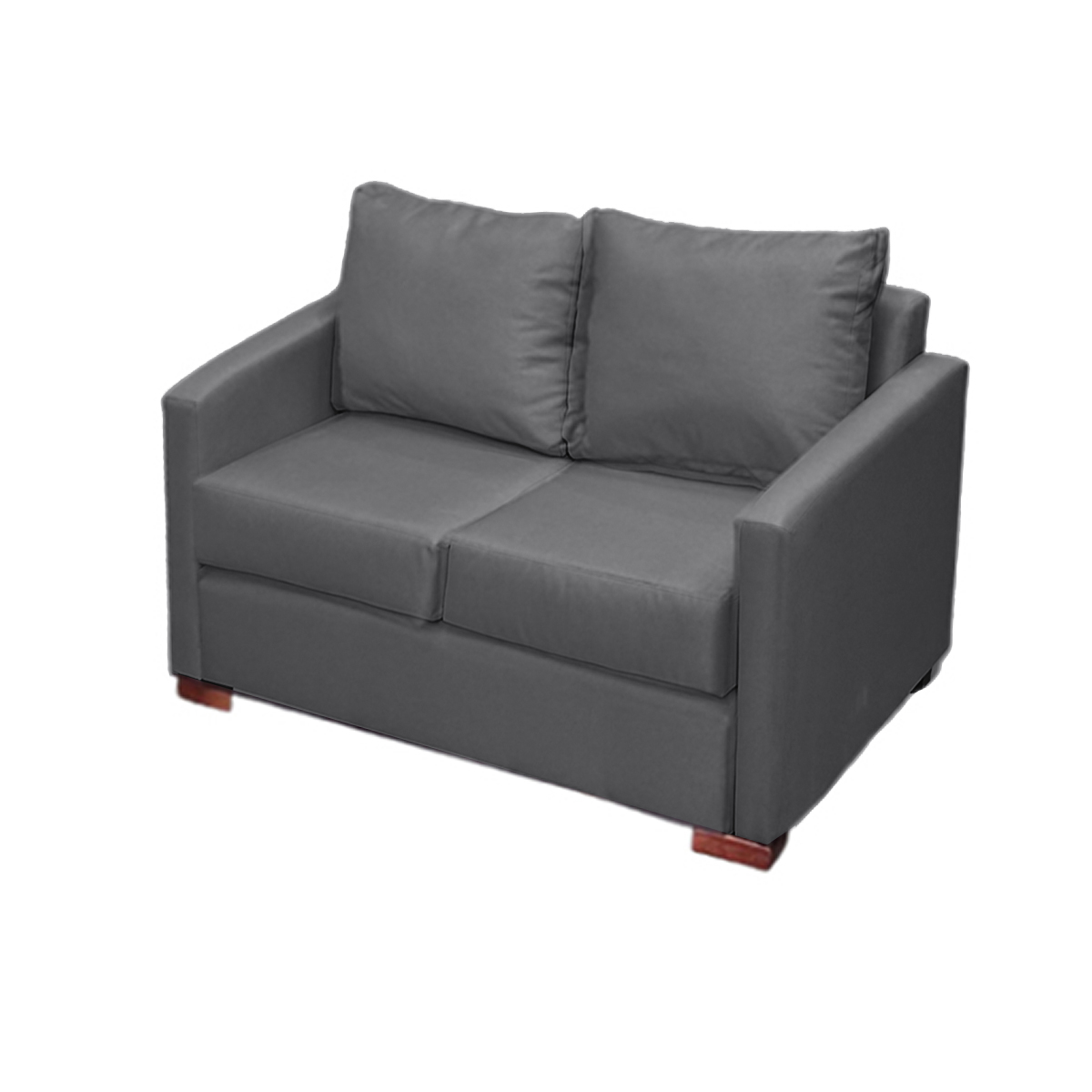 SOFA 2 CUERPOS TELA GRIS DKORA MODELO JADE - 4