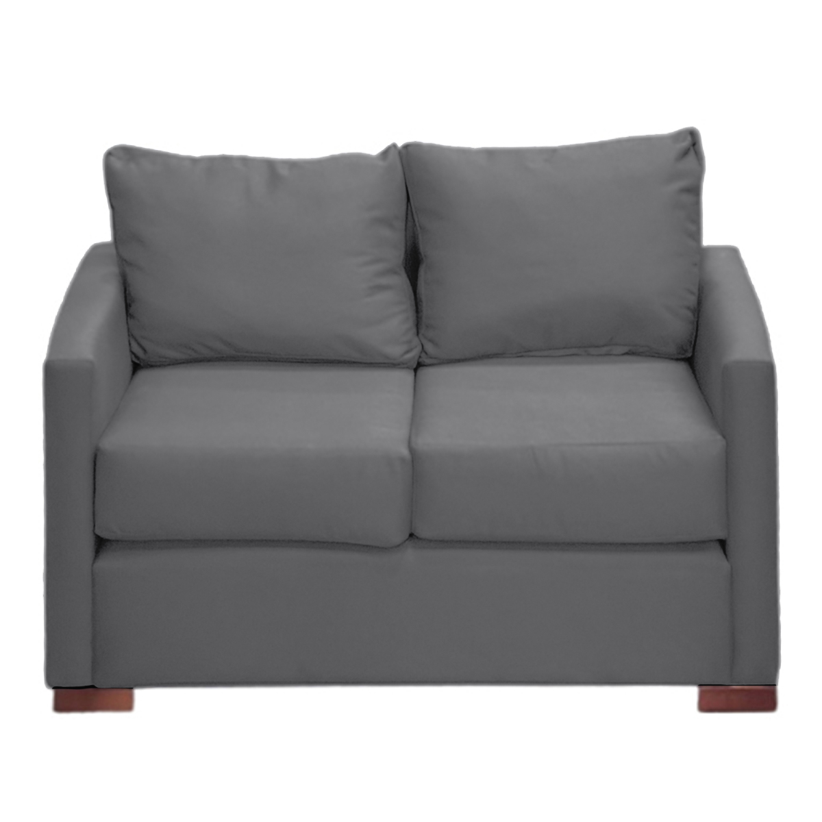 SOFA 2 CUERPOS TELA GRIS DKORA MODELO JADE - 6