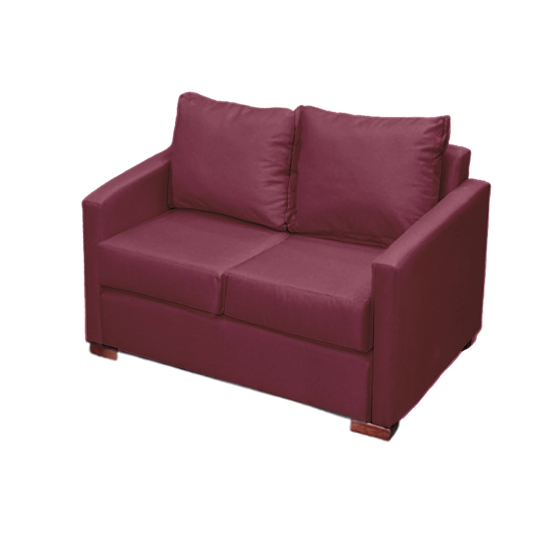SOFA 2 CUERPOS TELA EN COLOR ROJO DKORA MODELO JADE - 4