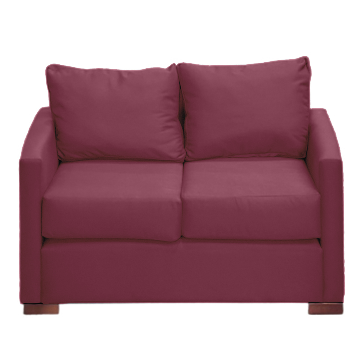 SOFA 2 CUERPOS TELA EN COLOR ROJO DKORA MODELO JADE - 5