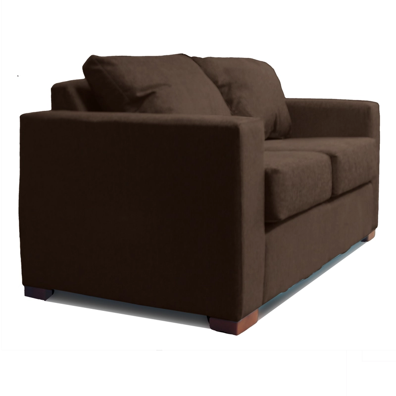 SOFA 2 CUERPOS CAFE DKORA MODELO CEDRIC - 2