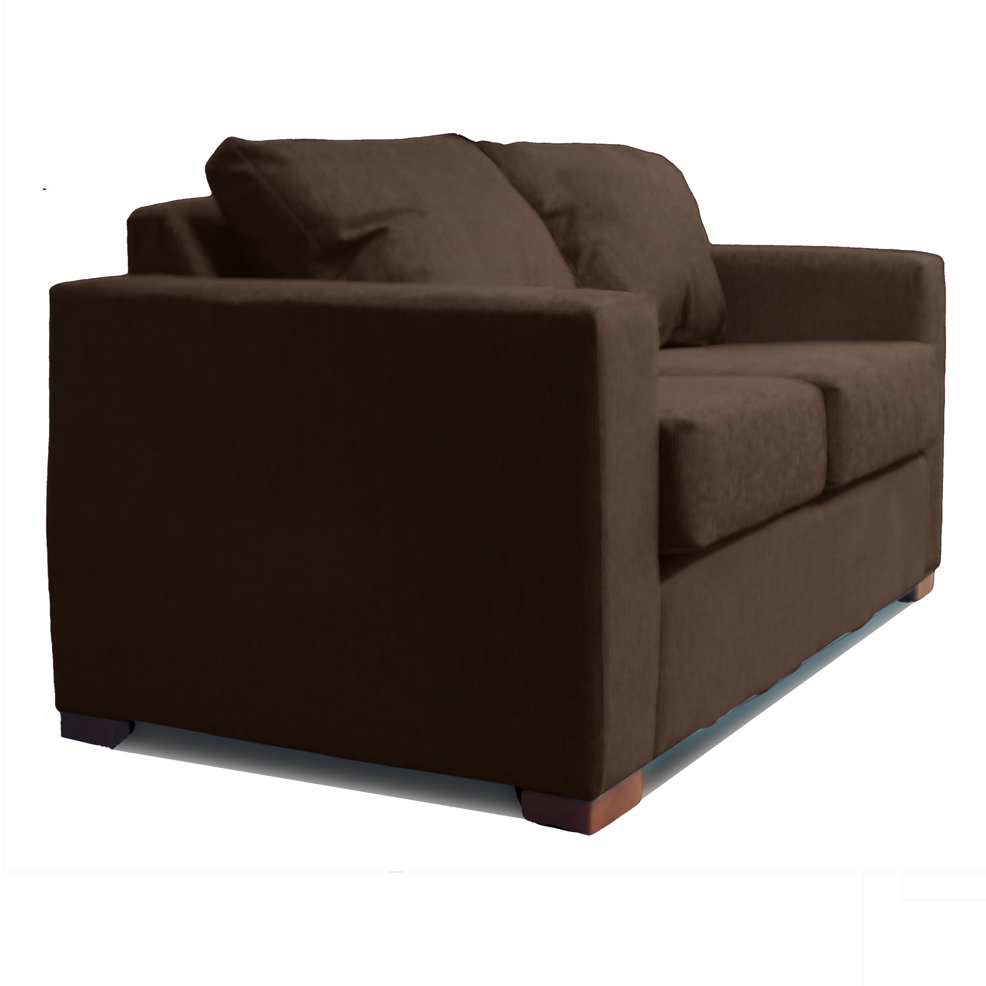 SOFA 2 CUERPOS CAFE DKORA MODELO CEDRIC - 2