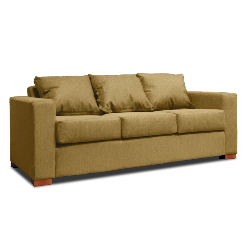 SOFA 3 CUERPOS BEIGE DKORA MODELO CEDRIC - 1