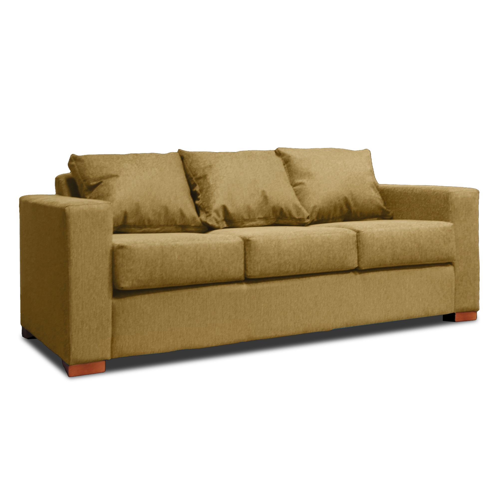 SOFA 3 CUERPOS BEIGE DKORA MODELO CEDRIC - 1