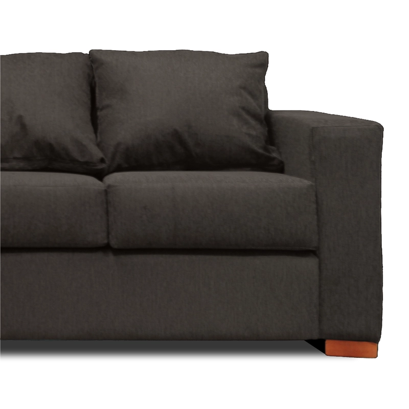 SOFA 3 CUERPOS GRIS DKORA MODELO CEDRIC - 4